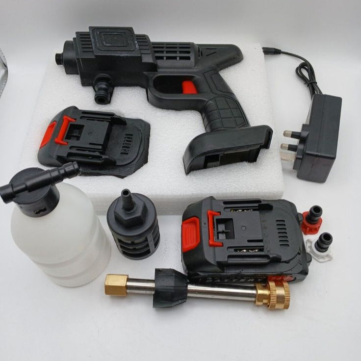 🚿 Hidrolavadora Portátil Inalámbrica – 2 Baterías Incluidas (Oferta Especial 🎁)