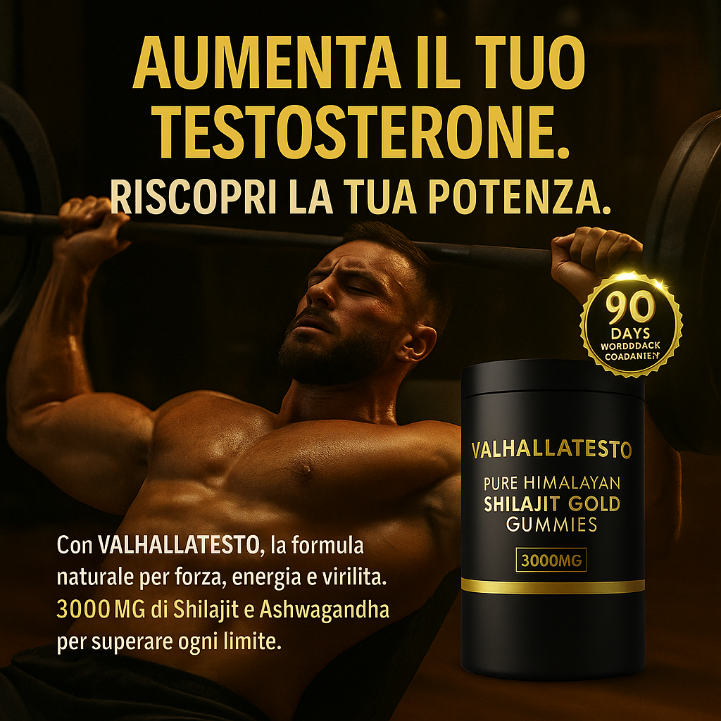 VALHALLATESTO | La tua dose quotidiana di testosterone