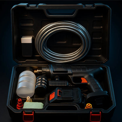🚿 Hidrolavadora Portátil Inalámbrica – 2 Baterías Incluidas (Oferta Especial 🎁)