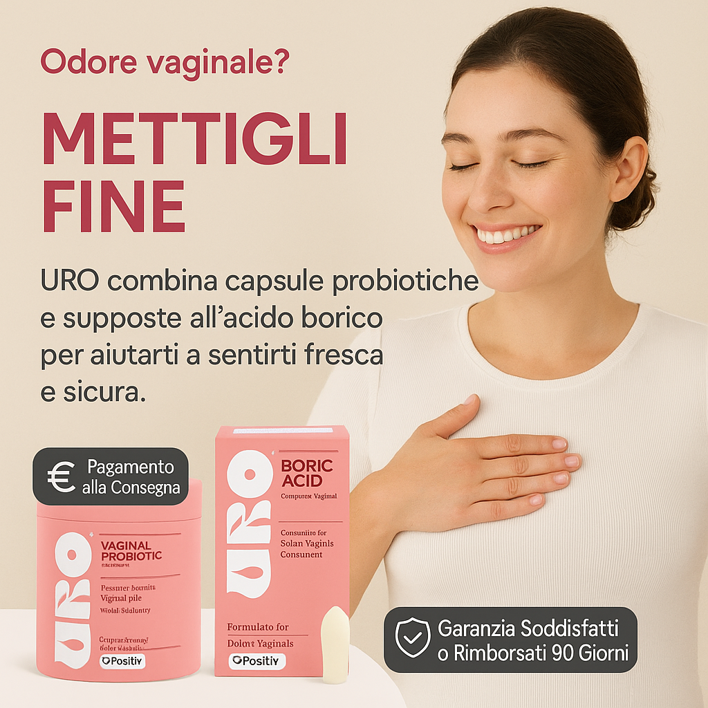 🌸 URO – L’Equilibrio che Ogni Donna Merita