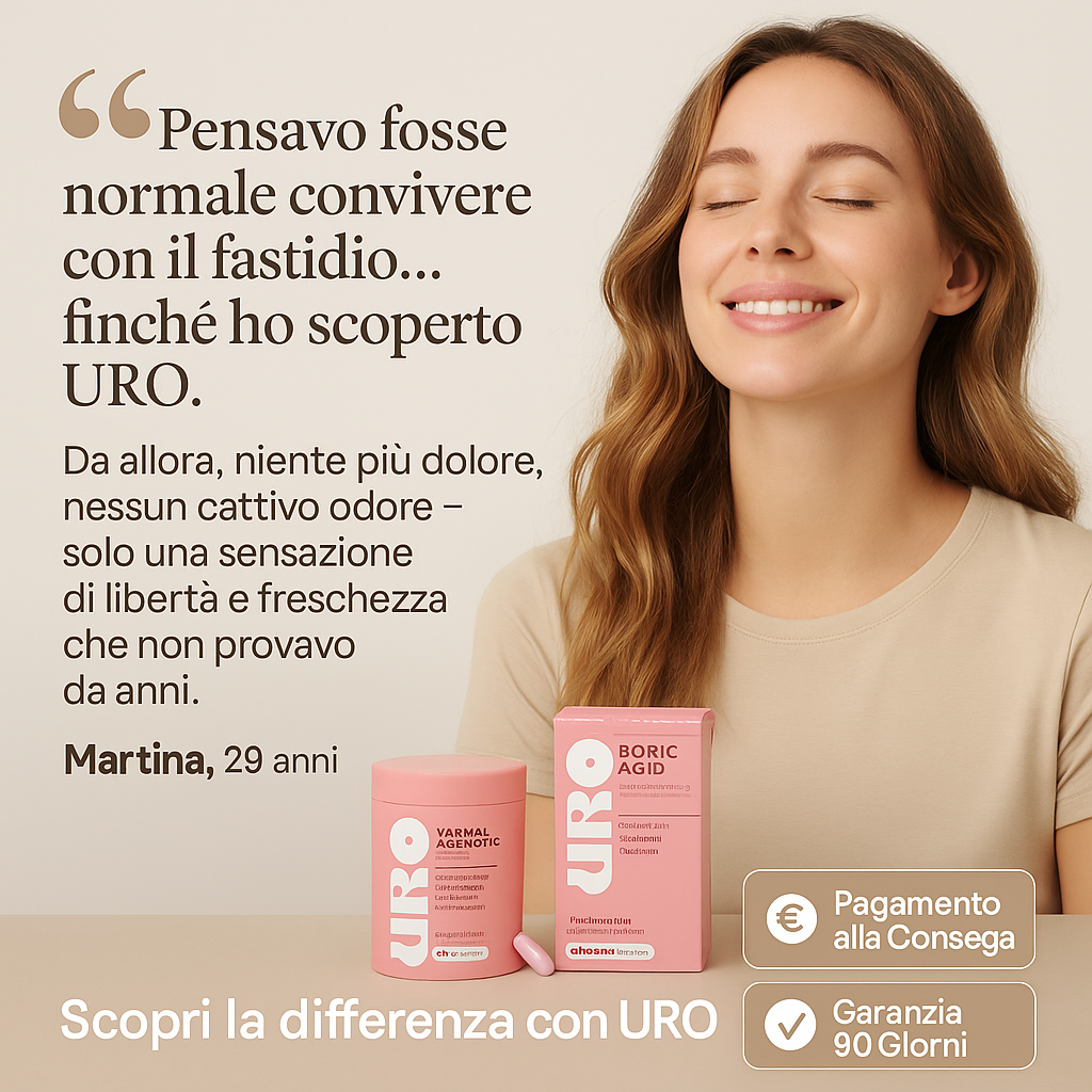 🌸 URO – L’Equilibrio che Ogni Donna Merita