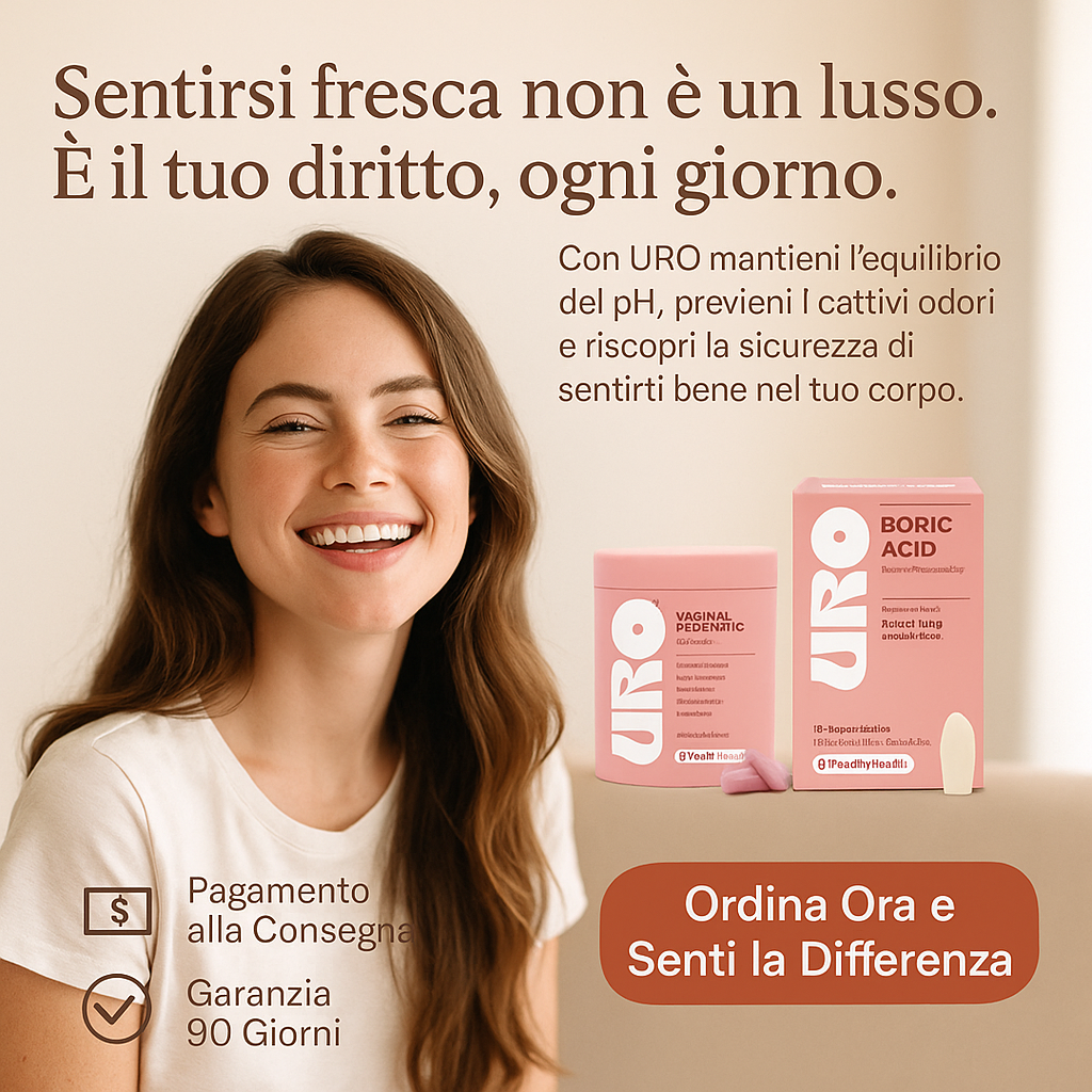 🌸 URO – L’Equilibrio che Ogni Donna Merita