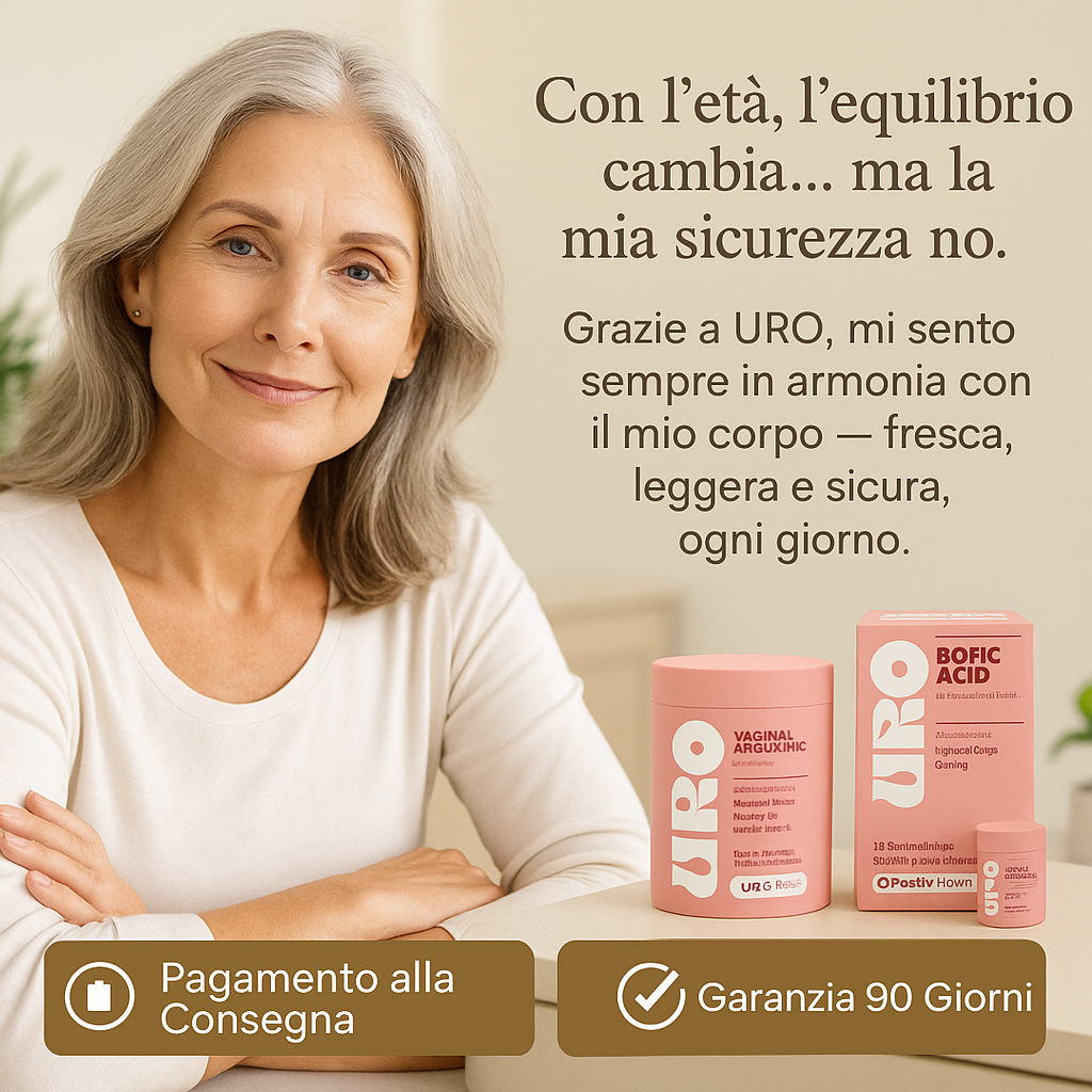 🌸 URO – L’Equilibrio che Ogni Donna Merita